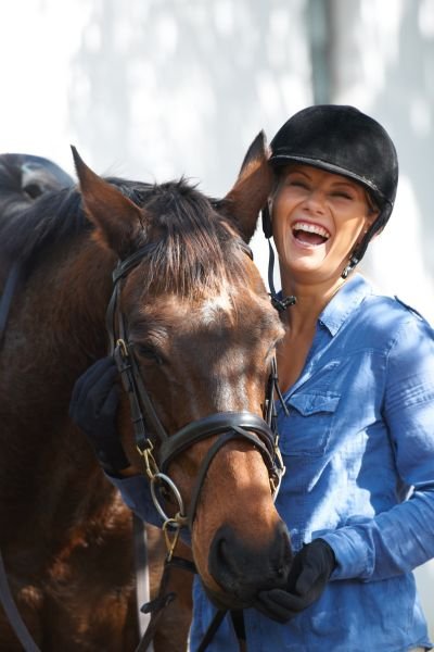 Happy horse and rider